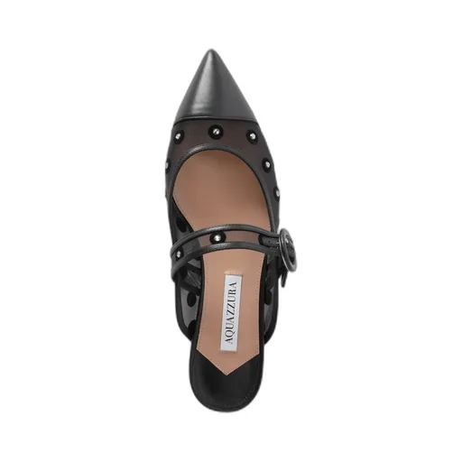 Crystal-Embellished Mules