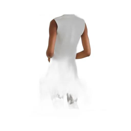 Umiko Feather-Trimmed Satin Mini Dress