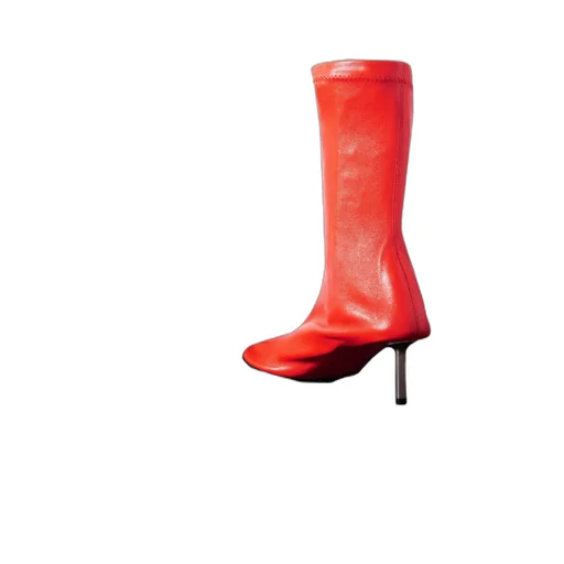 Thin-Heeled Ankle Boots