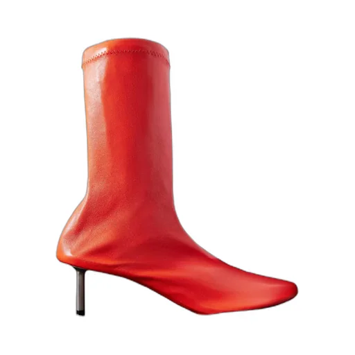 Thin-Heeled Ankle Boots