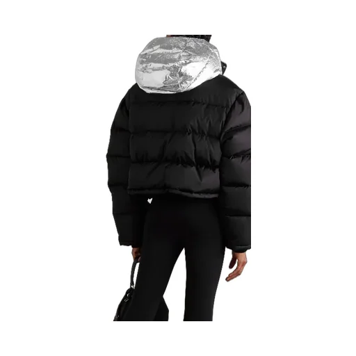 Hooded Quilted Down Jacket