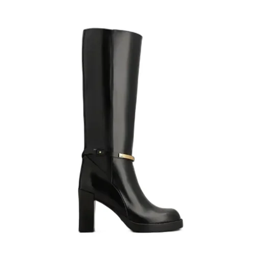 80Mm Leather Boots