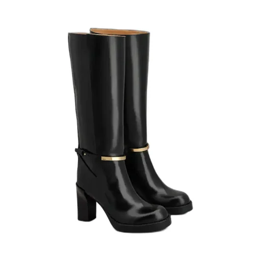 80Mm Leather Boots