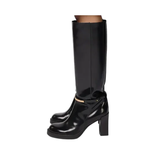 80Mm Leather Boots