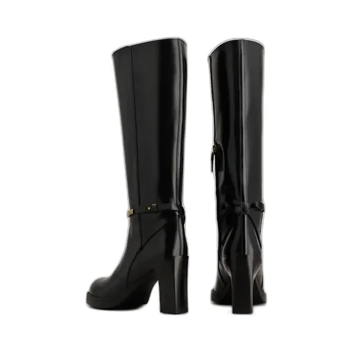 80Mm Leather Boots