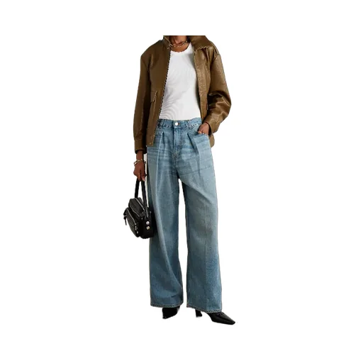Candy Pleated Boyfriend Jeans