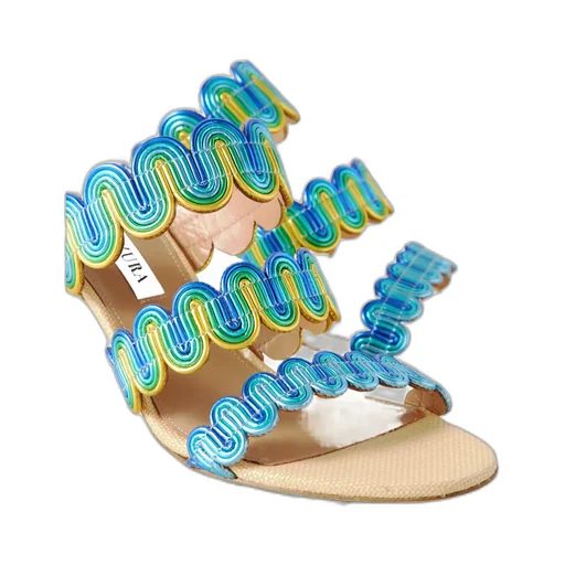 Open-Toed High-Heeled Sandals