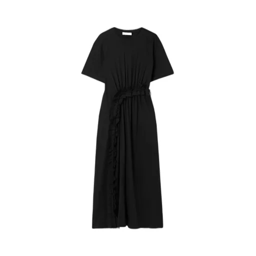 Round-Neck Long Dress