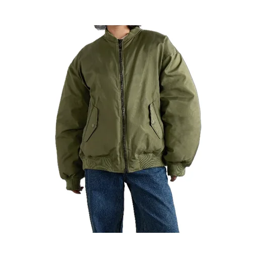 Reversible Quilted Softshell Bomber Jacket