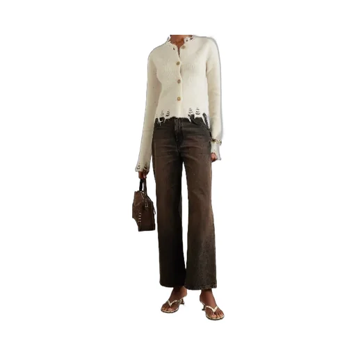 High-Waisted Wide-Leg Jeans