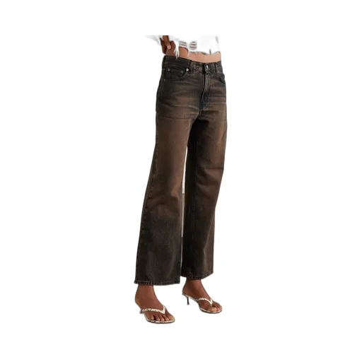 High-Waisted Wide-Leg Jeans