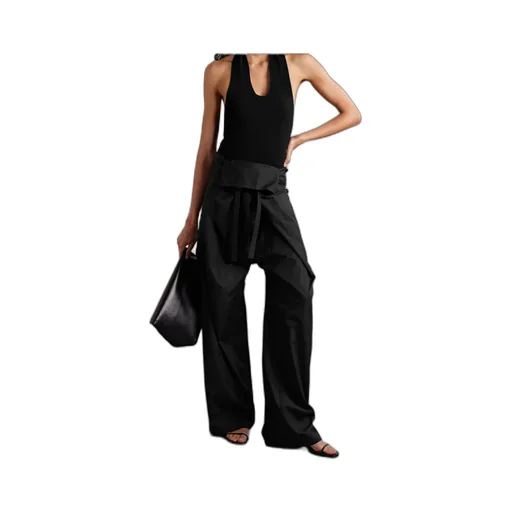 Lace-Up Casual Pants