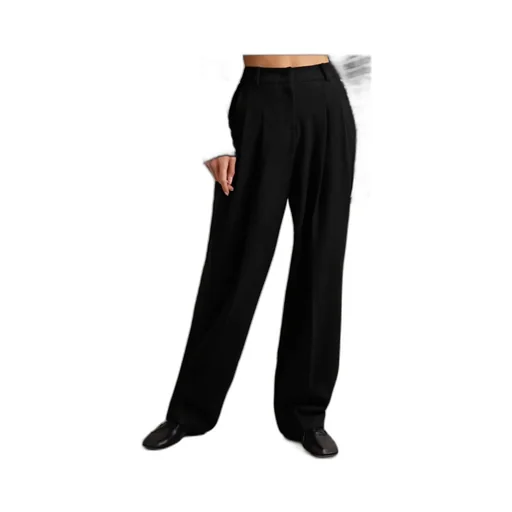 Layton Pleated Wool Trousers