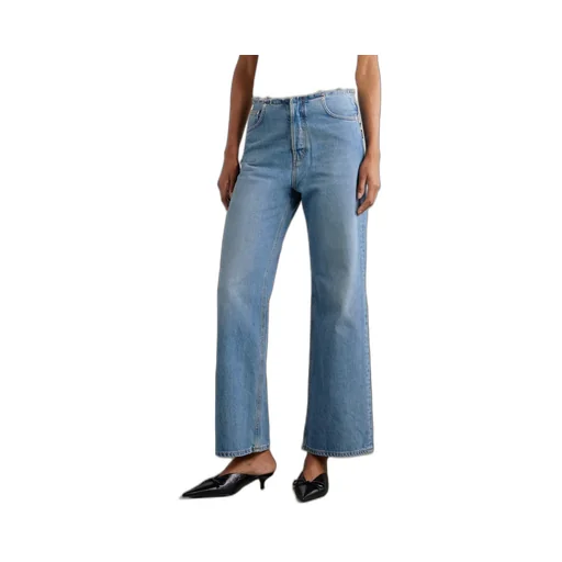 Korea Wb Distressed Boyfriend Jeans