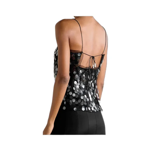 Sequin-Embellished Camisole