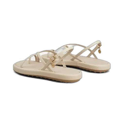 Cross-Strap Flat Sandals