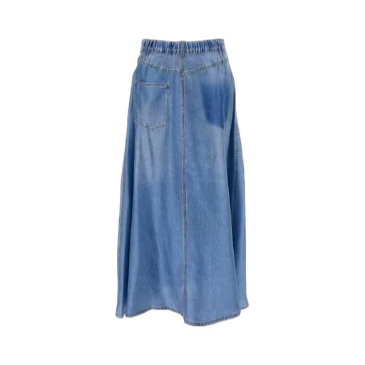 Belted A-Line Skirt