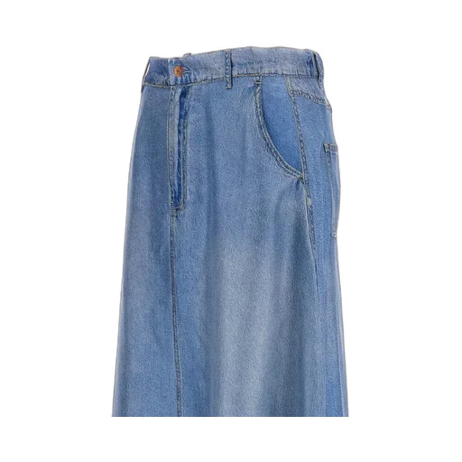 Belted A-Line Skirt