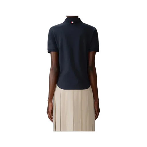 Thom Browne Logo Patch Short-Sleeved Shirt