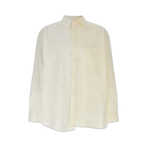 Mm6 Maison Margiela Two-Tone Poplin Shirt