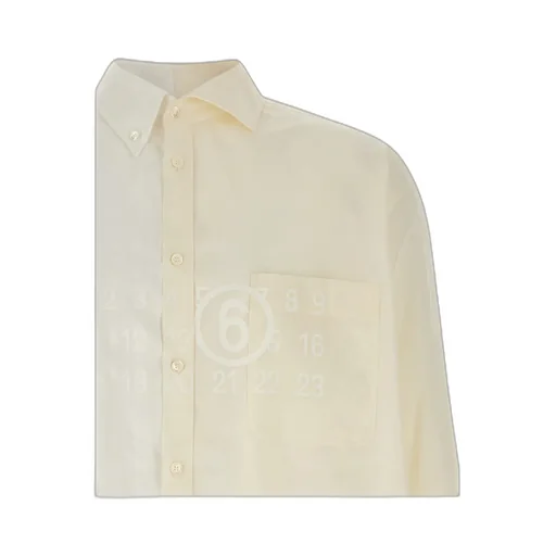 Mm6 Maison Margiela Two-Tone Poplin Shirt