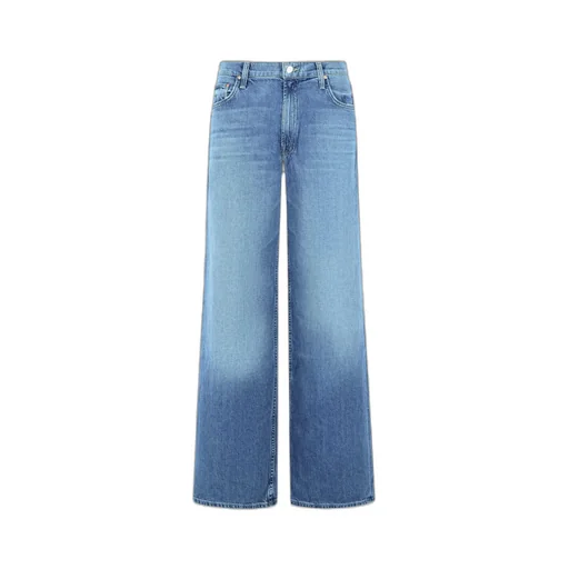Blue Cotton Blend Jeans The Rerun