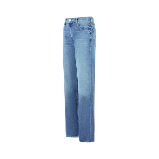 Blue Cotton Blend Jeans The Rerun