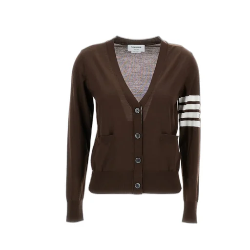Thom Browne 4 Bar V-Neck Cardigan