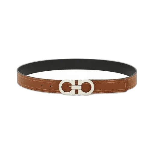 Reversible And Adjustable Gancini Belt
