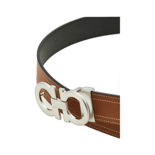 Reversible And Adjustable Gancini Belt