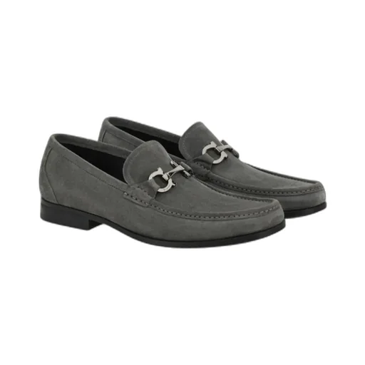 Loafer With Gancini Buckle