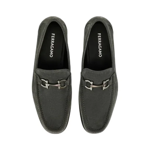 Loafer With Gancini Buckle