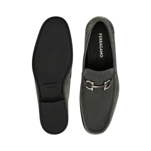 Loafer With Gancini Buckle
