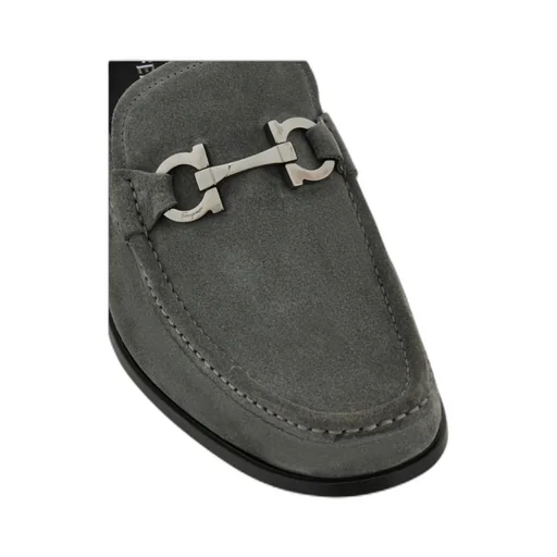 Loafer With Gancini Buckle