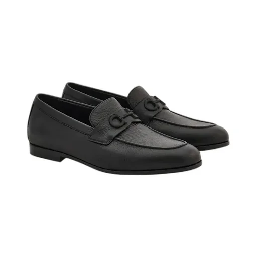 Loafer With Gancini Buckle