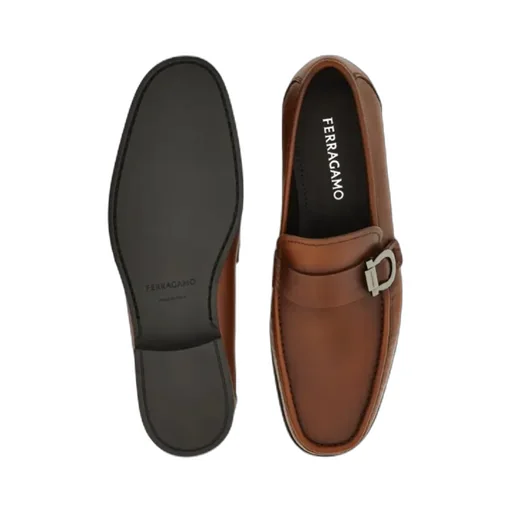Loafer With Gancini Detail