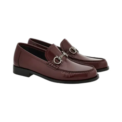 Loafer With Gancini Buckle
