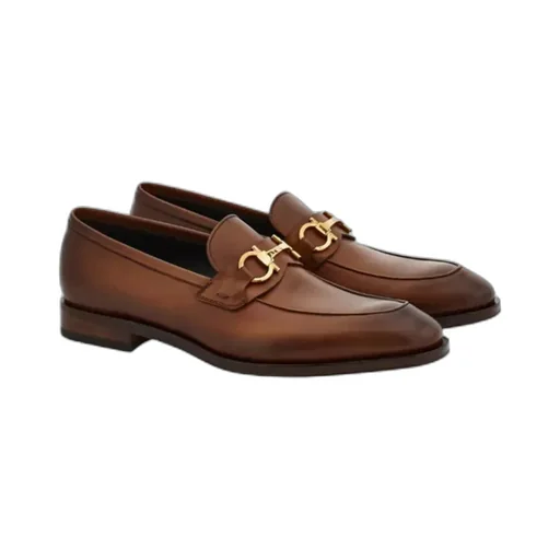 Loafer With Gancini Buckle