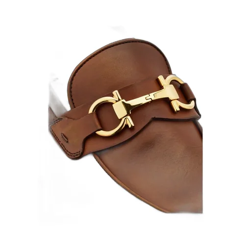 Loafer With Gancini Buckle