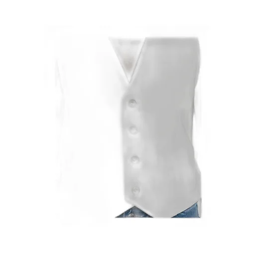 Buttoned Drawstring Waistcoat