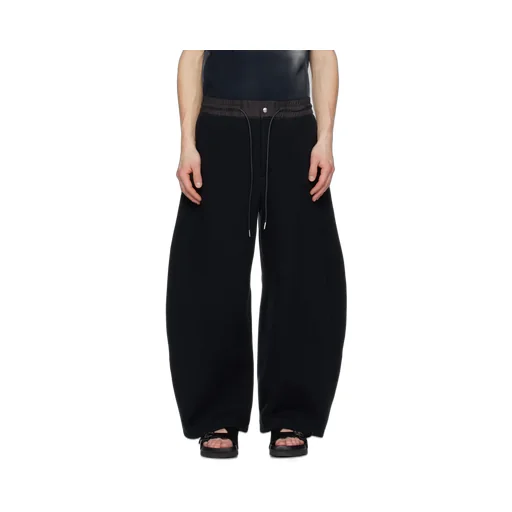 Sacai Drawstring Wide-Leg Trousers