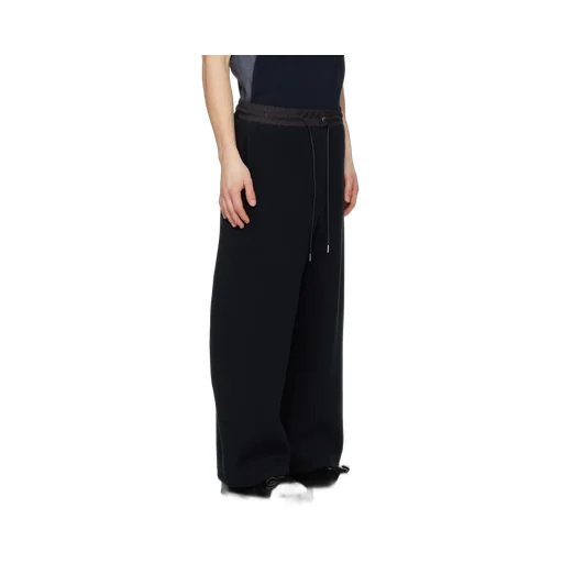 Sacai Drawstring Wide-Leg Trousers