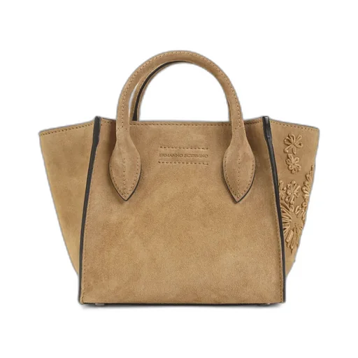 Ermanno Scervino Maggie Embroidered Top Handle Bag