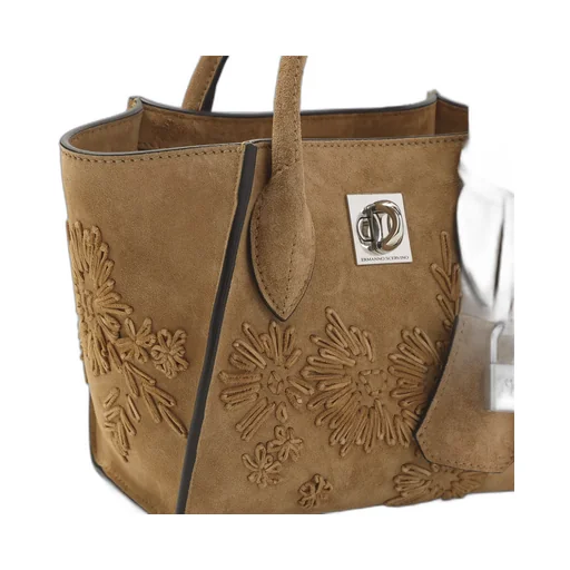 Ermanno Scervino Maggie Embroidered Top Handle Bag