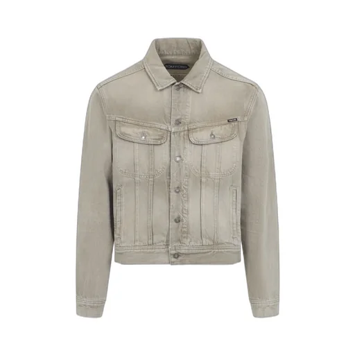 Tom Ford Used-Effect Denim Jacket
