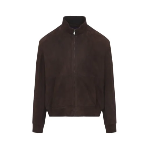 Ralph Lauren Purple Label Zip-Up High Neck Jacket