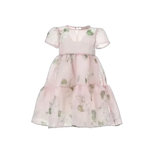 Monnalisa Organza Flower Dress