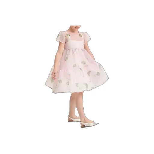 Monnalisa Organza Flower Dress