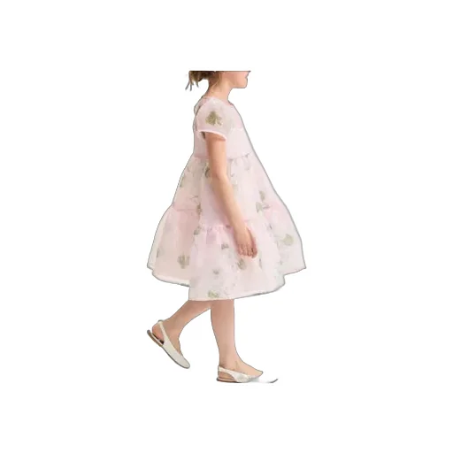 Monnalisa Organza Flower Dress