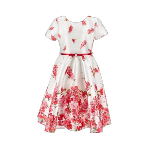 Monnalisa Floral Swing Dress